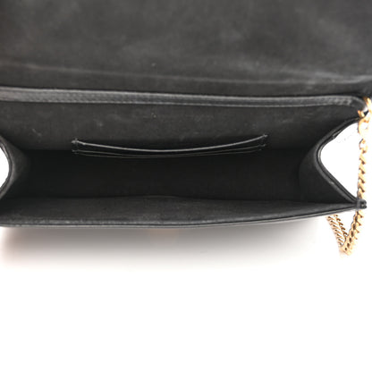 Christian Dior Patent Studded Diorama Flap Bag Black 6 of 14