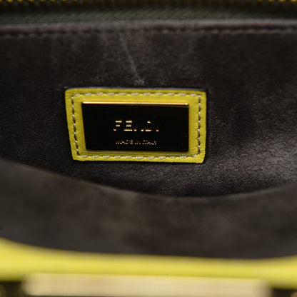 Fendi Vitello Seta Medium Peekaboo Iconic Satchel Cedro 6 of 6