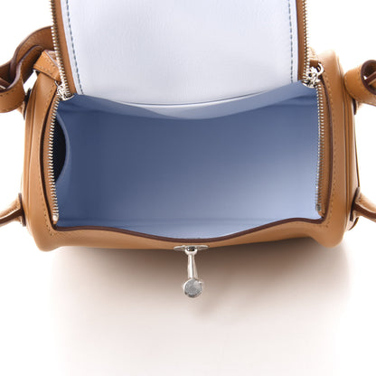 Hermes Swift Verso Mini Lindy 20 Sesame Bleu Brume 5 of 8