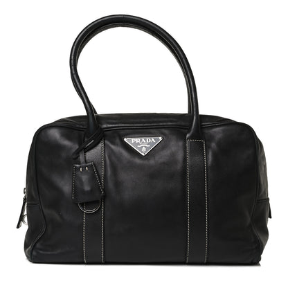 Prada Nappa Hydra Shoulder Bag Black 1 of 20