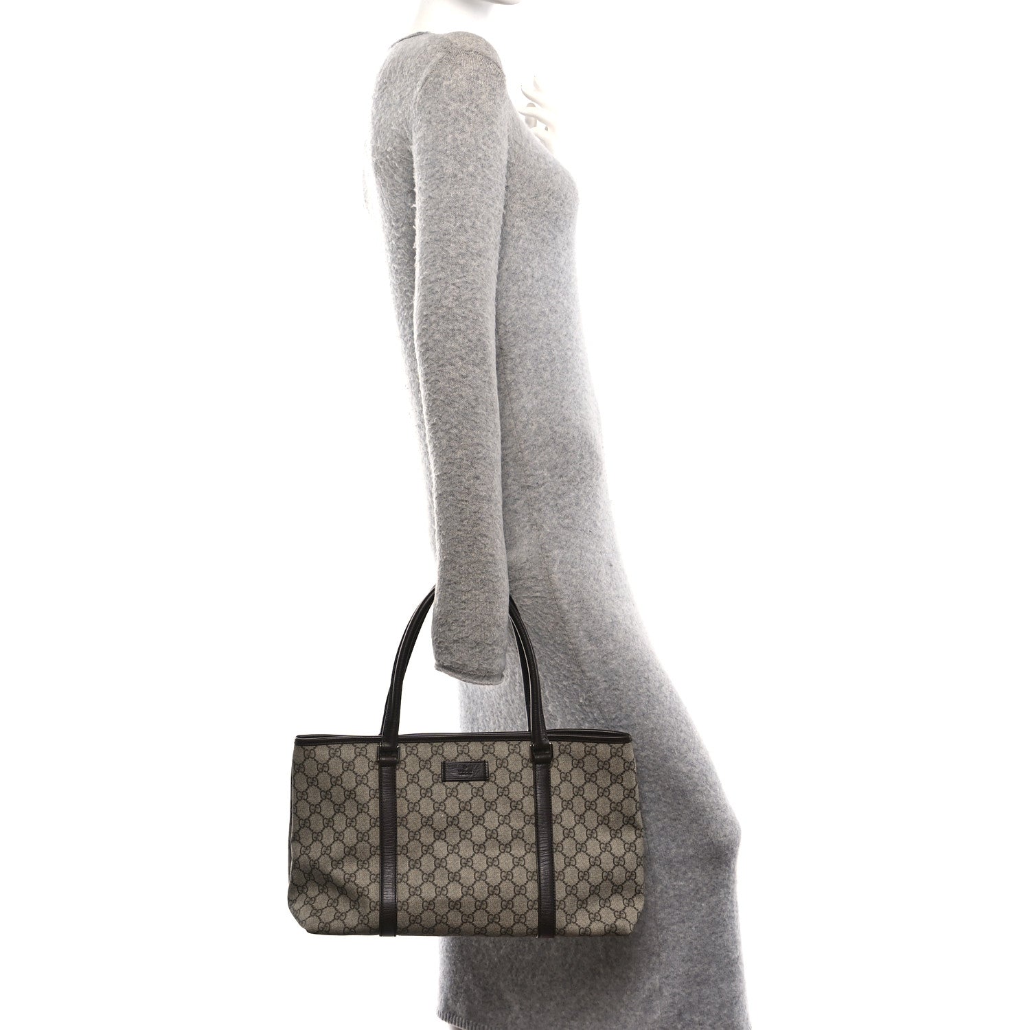 Gucci GG Plus Monogram Medium Joy Tote Dark Brown 2 of 10