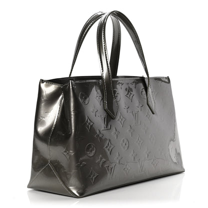Louis Vuitton Vernis Wilshire PM Gris Art Deco 2 of 6