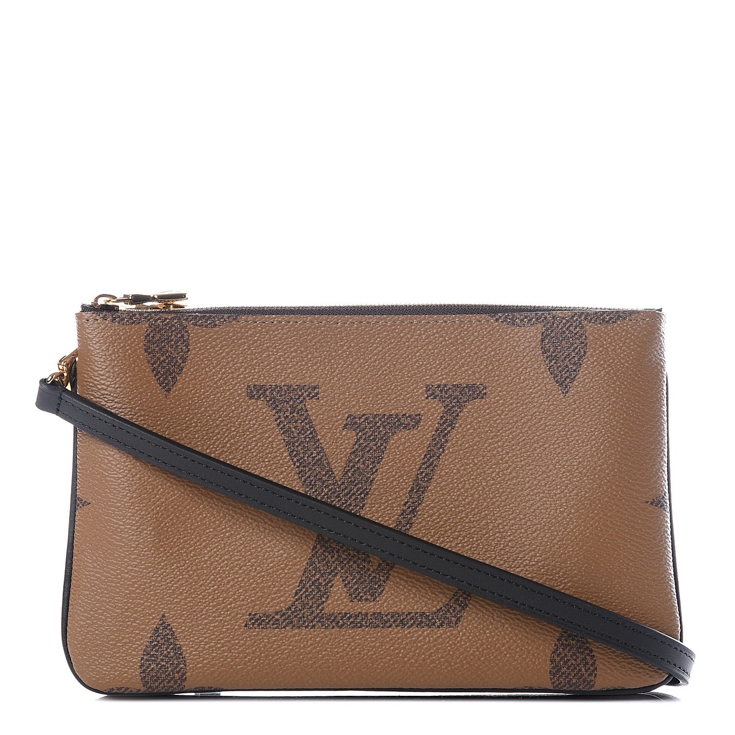 Reverse Monogram Giant Double Zip Pochette