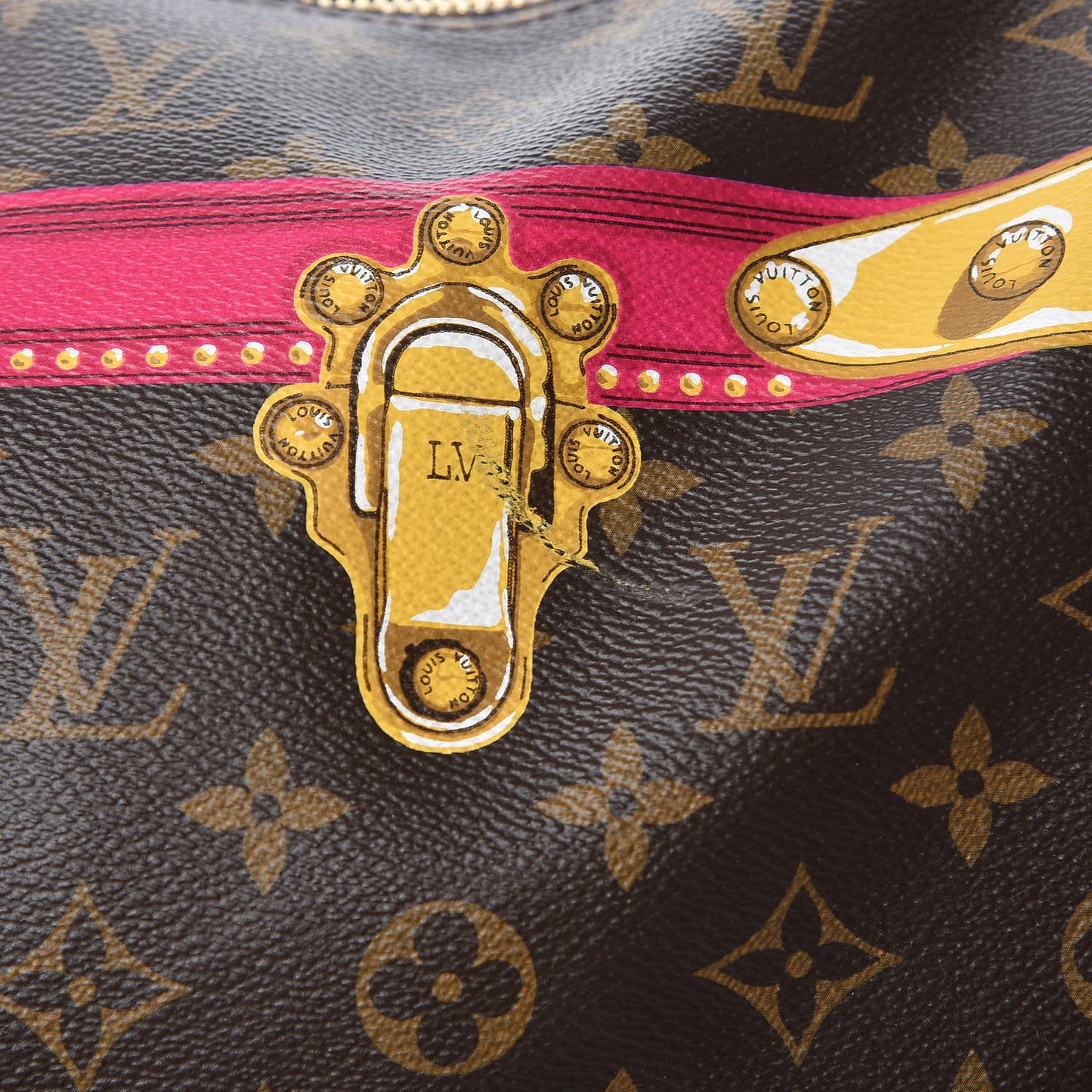 Monogram Summer Trunks Keepall Bandouliere 50