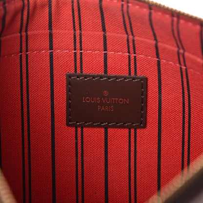 Louis Vuitton Damier Ebene Neverfull MM GM Pochette 6 of 17