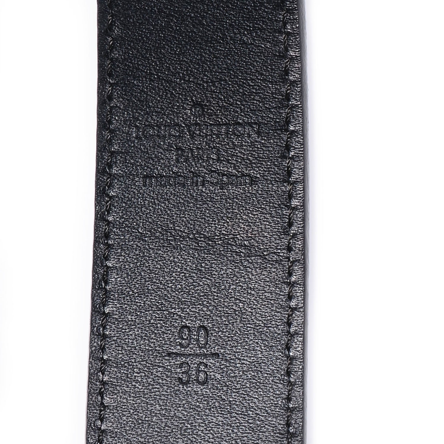 Louis Vuitton Damier Graphite LV Cut Long Reversible Belt 90 36 4 of 4