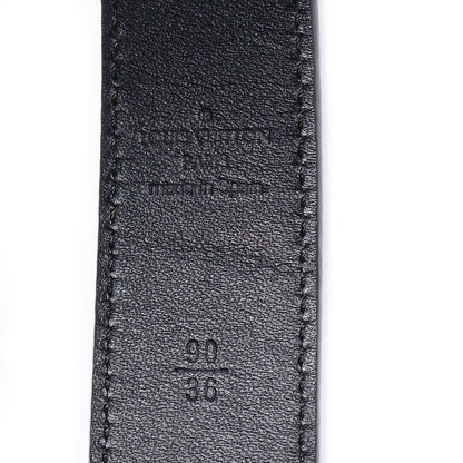 Louis Vuitton Damier Graphite LV Cut Long Reversible Belt 90 36 4 of 4