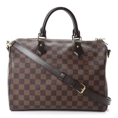 Louis Vuitton Damier Ebene Speedy Bandouliere 30 1 of 10