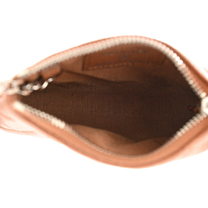 Chanel Caviar Quilted Key Holder Case Light Brown 5 of 9