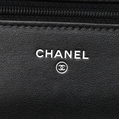 Chanel Aged Calfskin Quilted Reissue Wallet On Chain WOC So Black 6 of 12