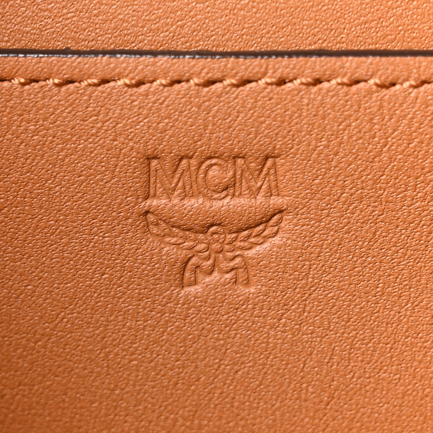 MCM Visetos Side Stud X-Mini Stark Backpack Cognac 5 of 9