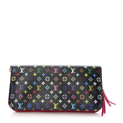Louis Vuitton Monogram Multicolor Insolite Wallet Black Grenade 1 of 8