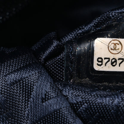 Chanel Caviar Perforated Bowler Blue 7 of 11