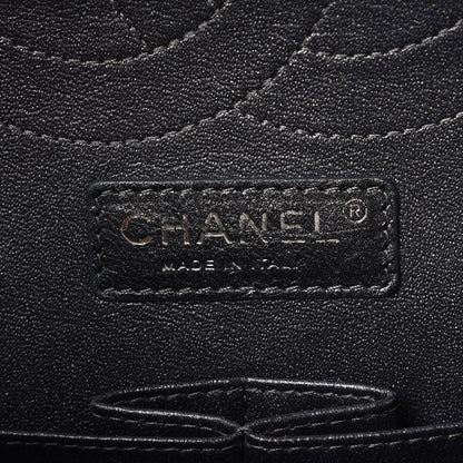 Chanel Metallic Caviar Quilted Jumbo Double Flap Dark Grey 7 of 8