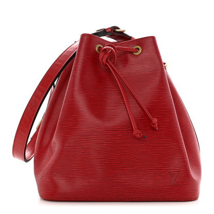 Louis Vuitton Epi Petit Noe Castillan Red 1 of 11