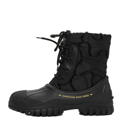 Christian Dior Rubber Nylon D-Venture Boots 39 Black 1 of 7