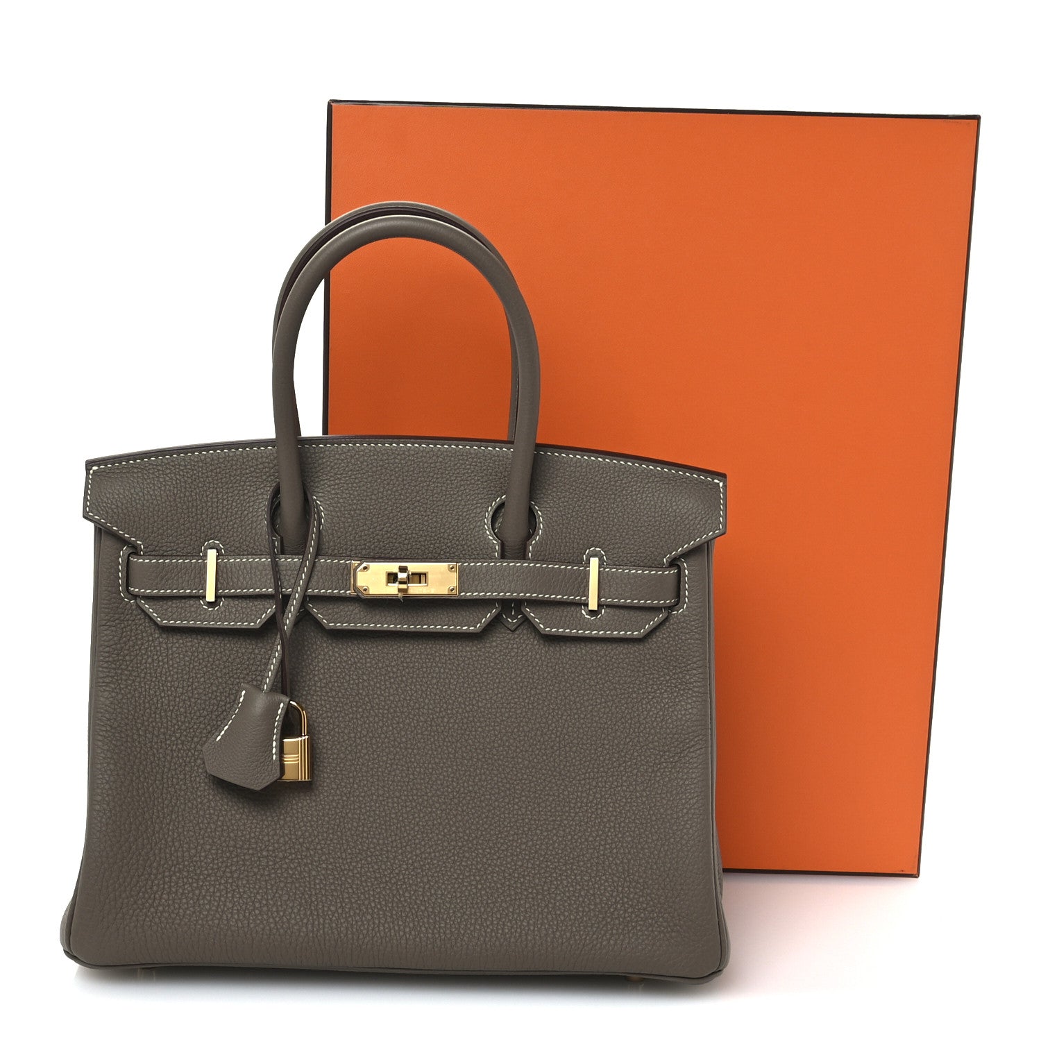Hermes Togo BIRKIN 30 Etoupe 11 of 11