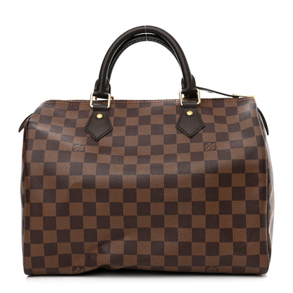 Louis Vuitton Damier Ebene Speedy 30 1 of 9