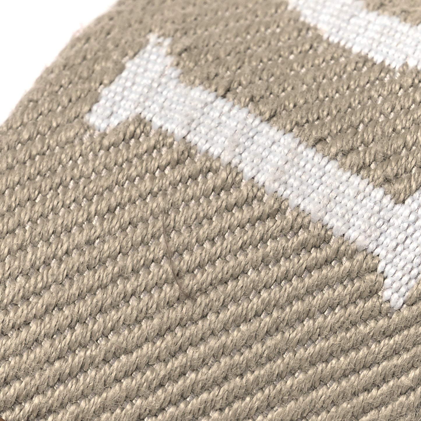 Calfskin Jacquard Anagram Strap Ecru Natural
