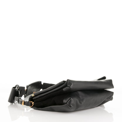 Lanvin Calfskin Flap Shoulder Bag Black 4 of 6