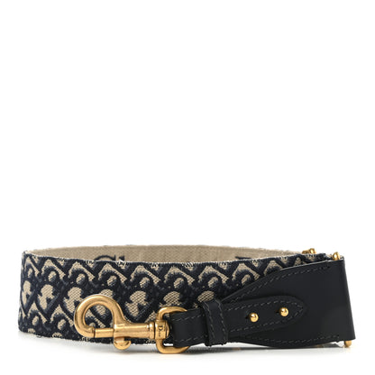 Christian Dior Oblique Adjustable Shoulder Strap Blue 1 of 5