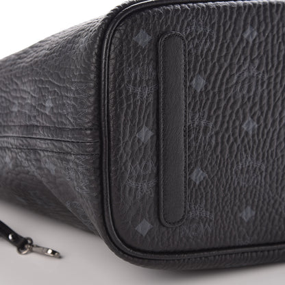 MCM Visetos Medium Liz Reversible Shopper Tote Black 11 of 15