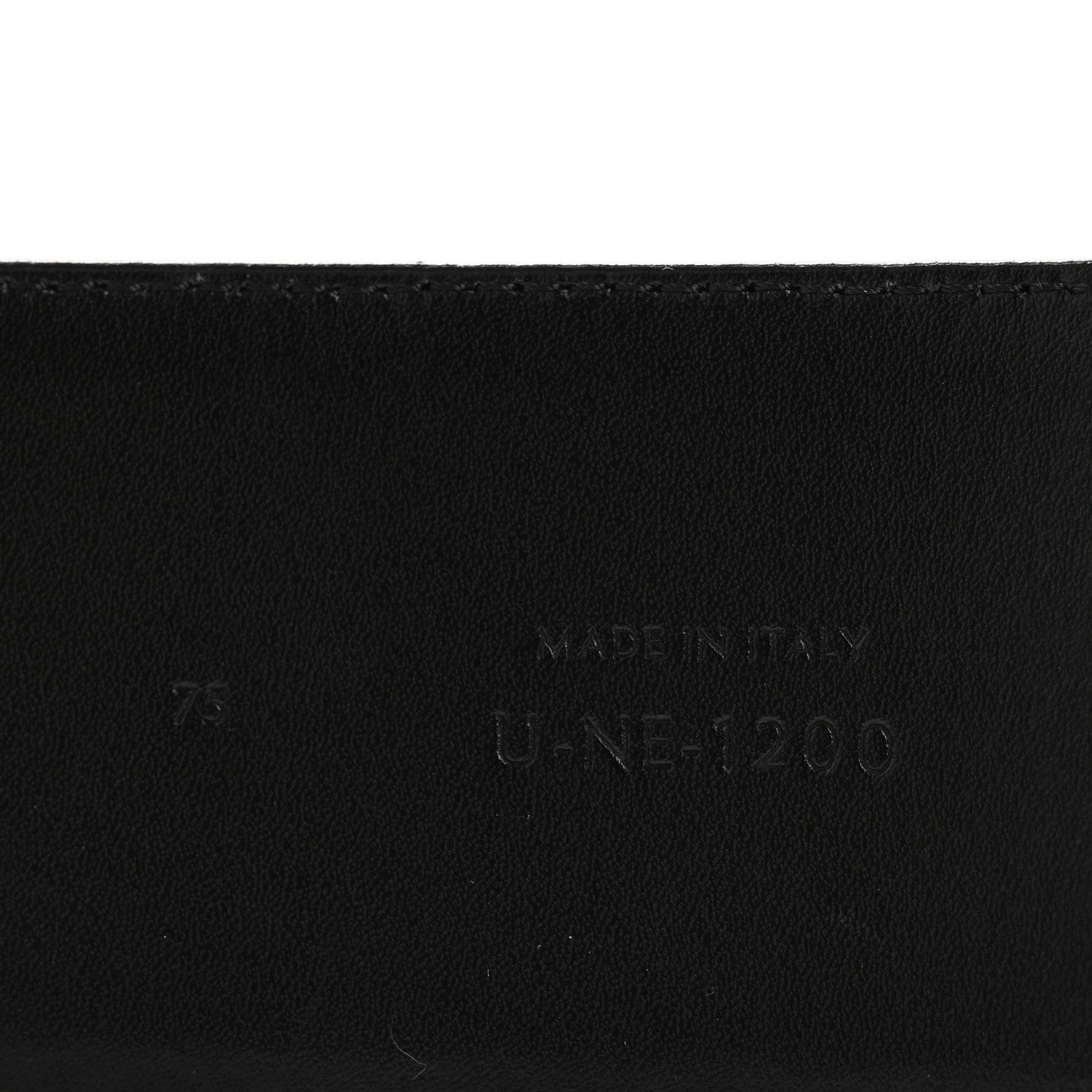 Celine Smooth Calfskin Camrat Belt 75 30 Black 4 of 7