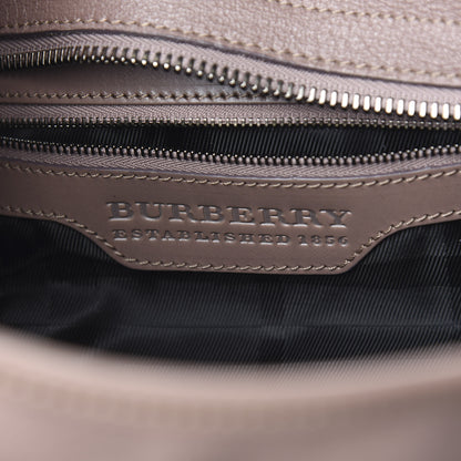 Burberry Calfskin Farrar Drawstring Tote Beige 5 of 10