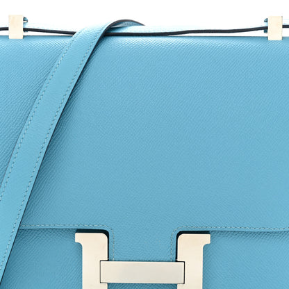 Hermes Epsom Constance 24 Bleu du Nord 8 of 13