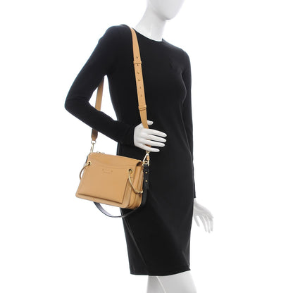 Chloe Calfskin Suede Small Roy Bag Bleached Brown 2 of 8