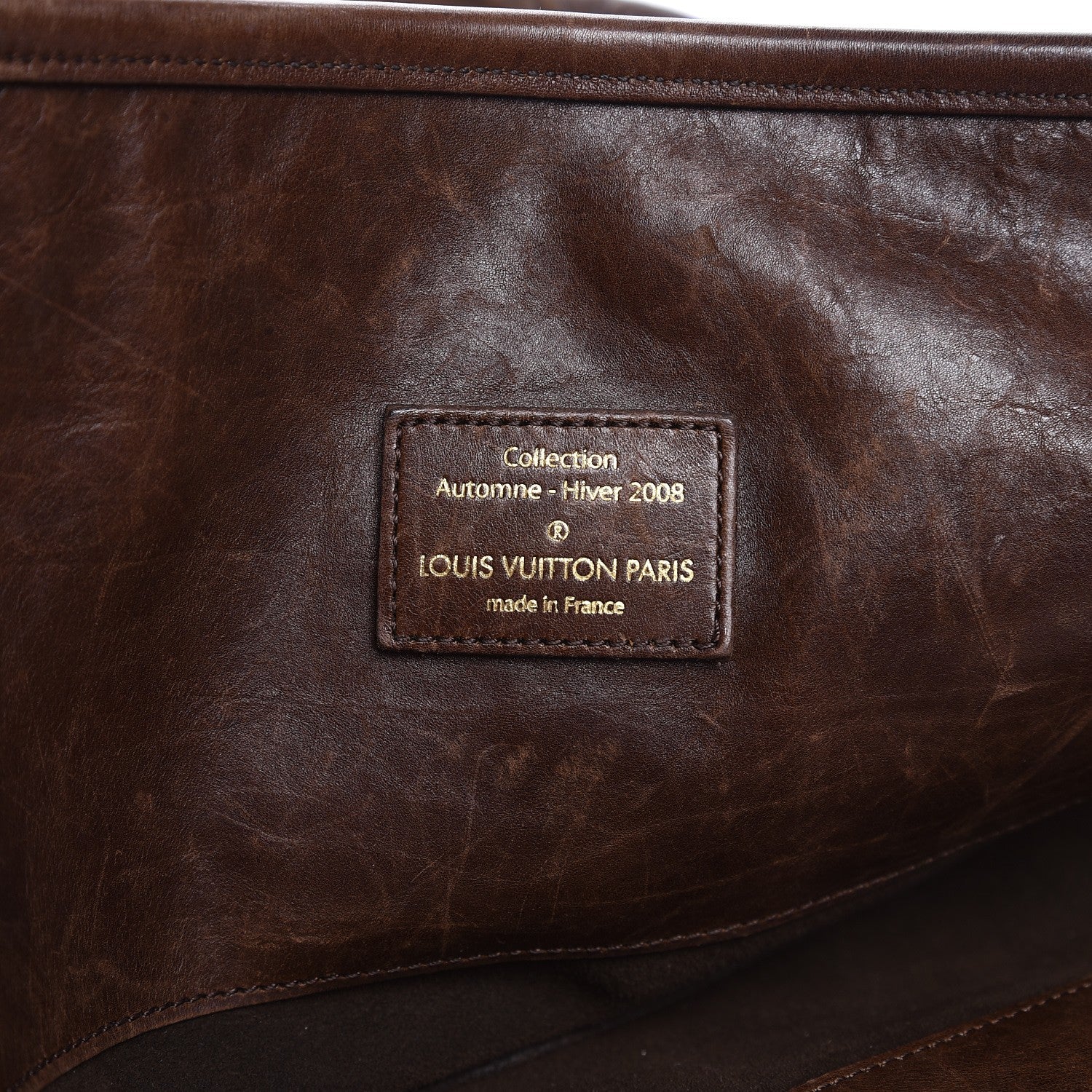 Louis Vuitton Monogram Paris Souple Whisper GM Chocolate 6 of 11