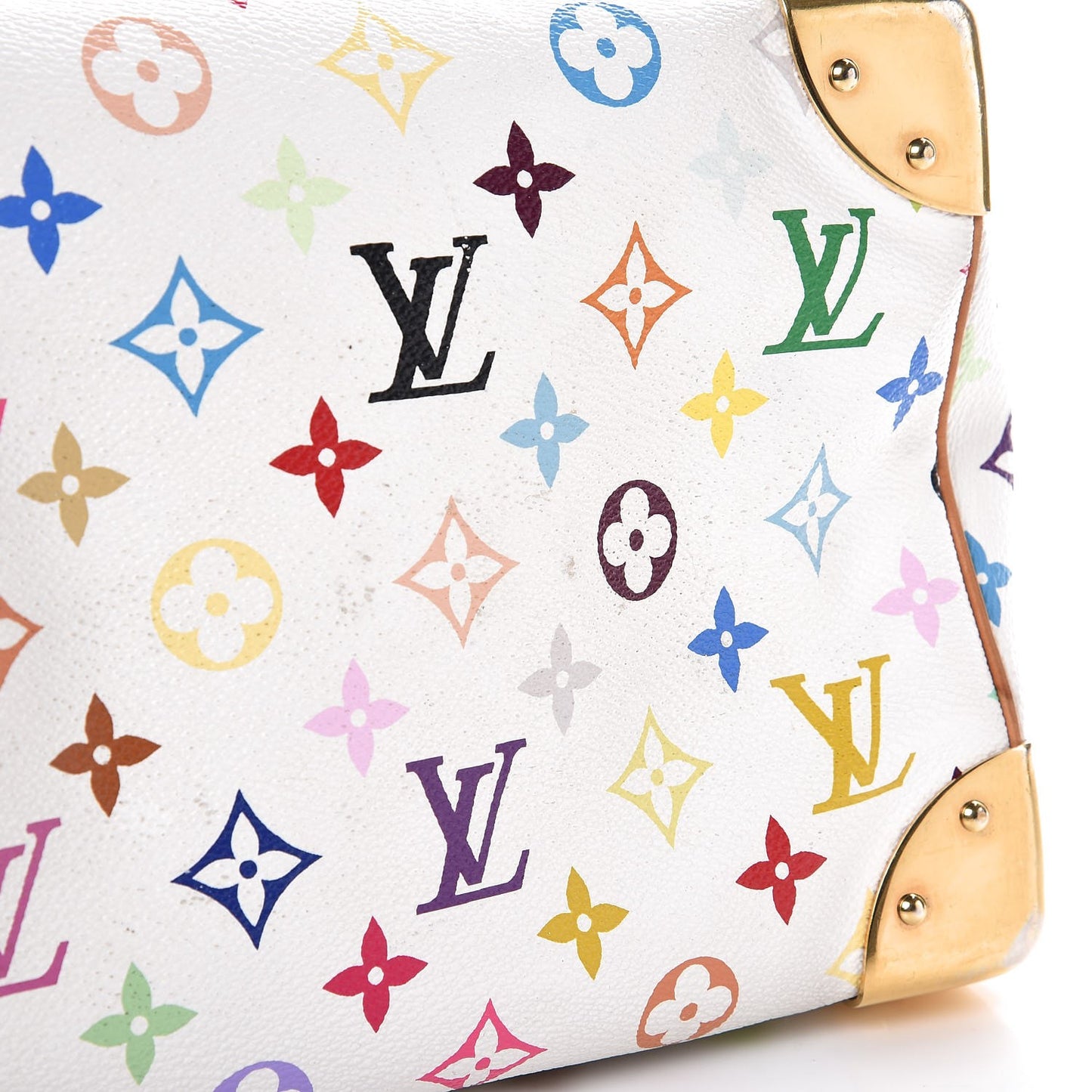 Monogram Multicolor Speedy 30 White