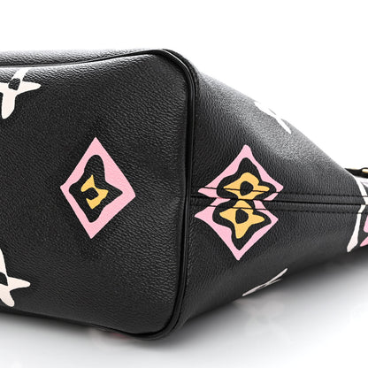 Louis Vuitton Monogram Giant Wild At Heart Neverfull MM Black 9 of 9