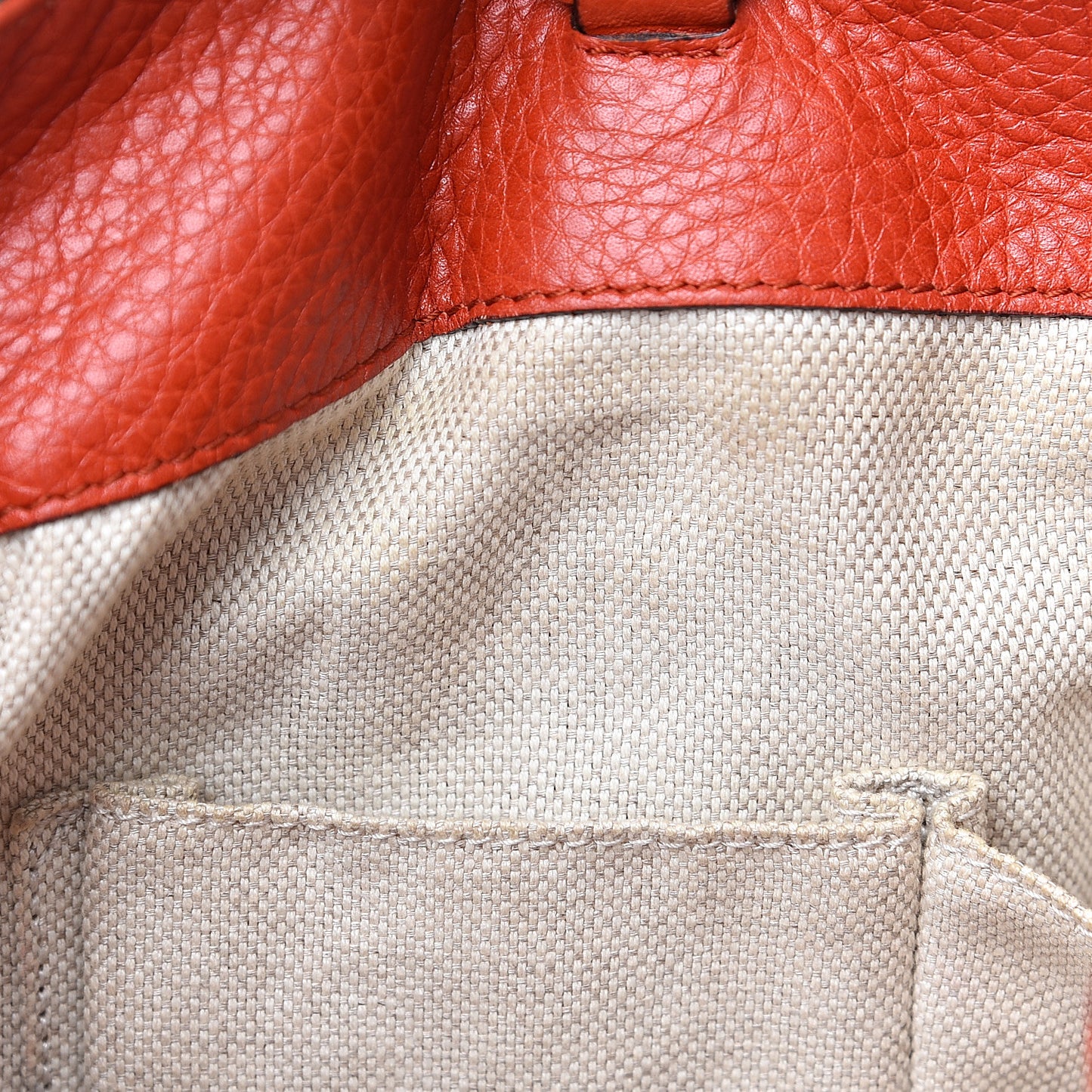 Pebbled Calfskin Medium Soho Chain Shoulder Bag Sun Orange