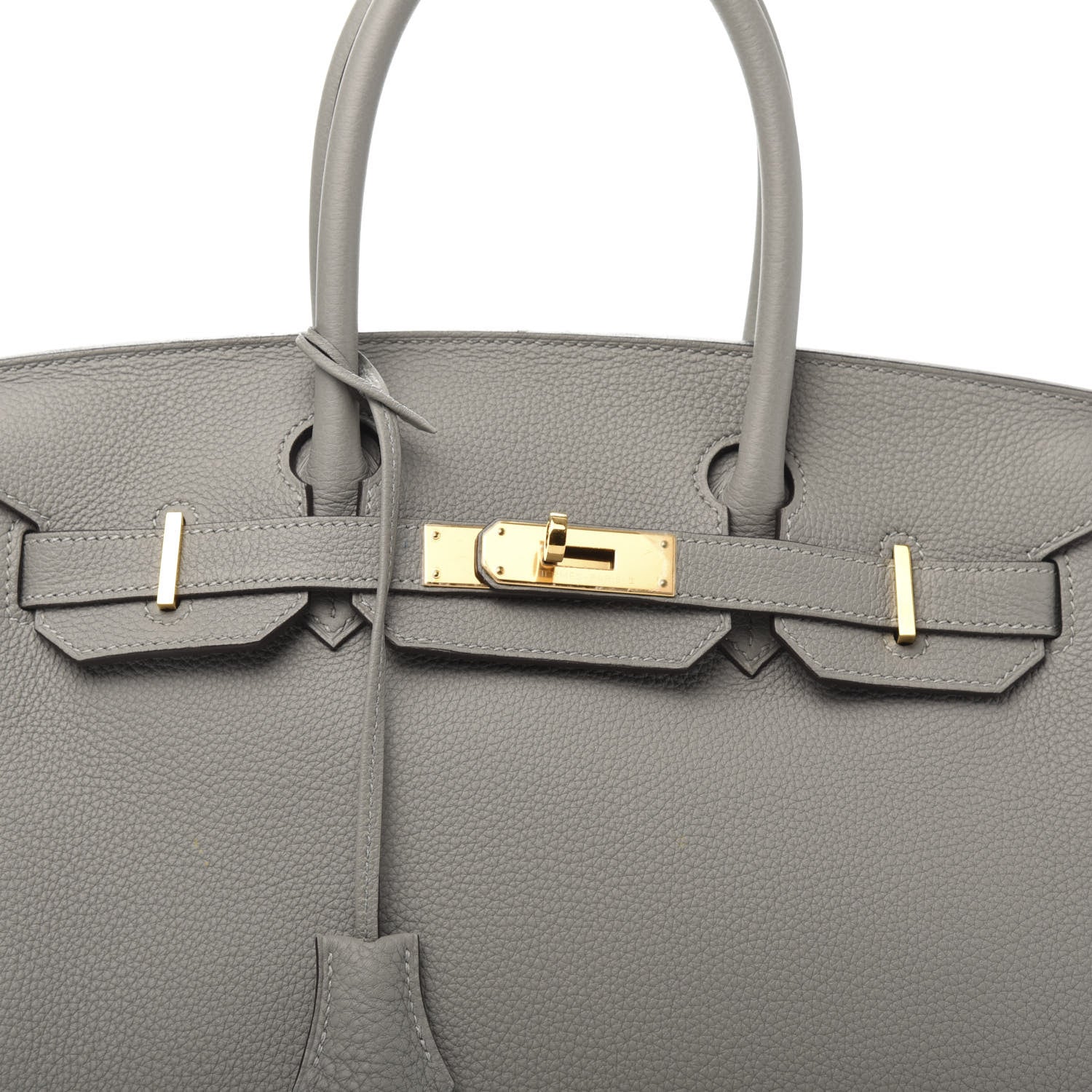 Hermes Togo Birkin 30 Gris Mouette 10 of 11