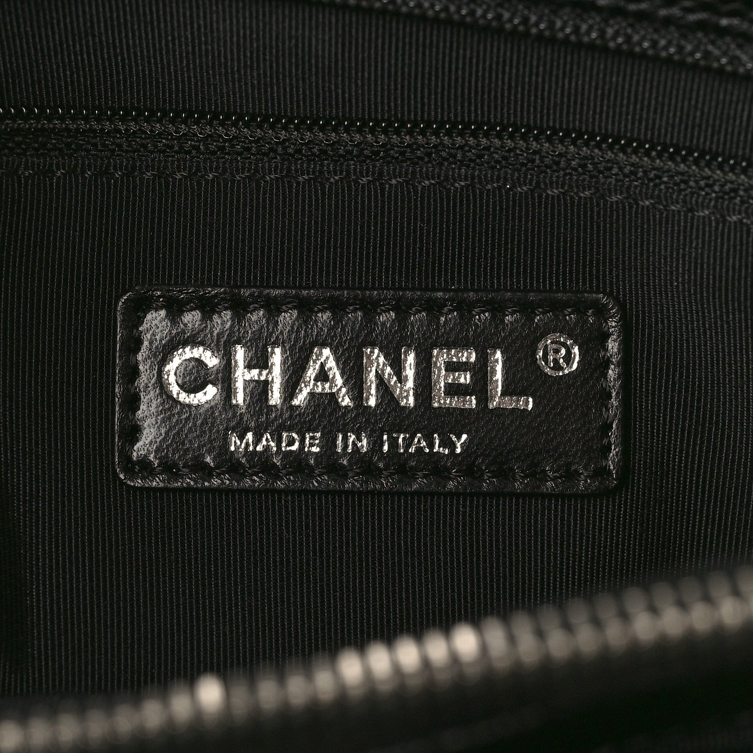 Chanel Caviar Quilted Grand Shopping Tote GST Black 7 of 10