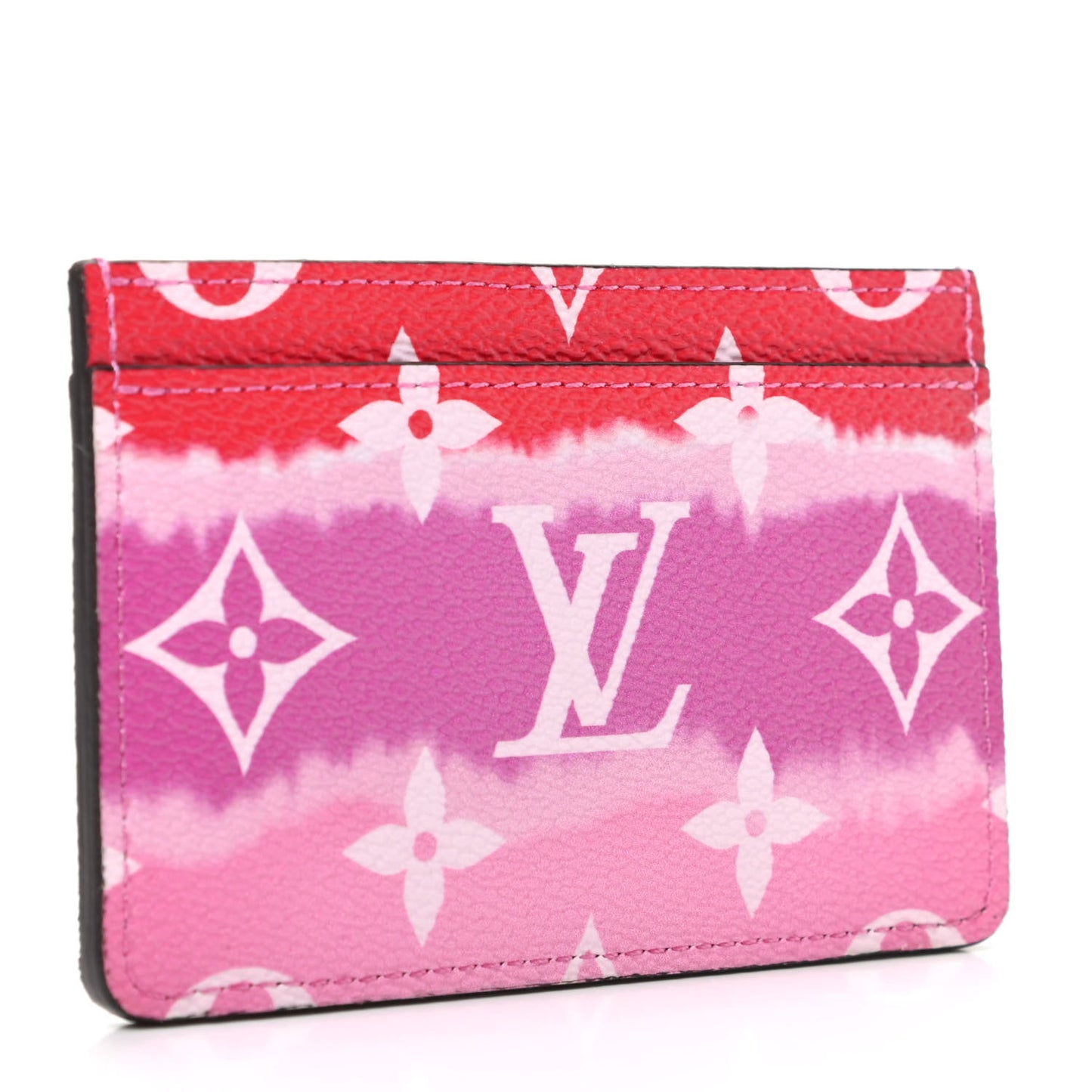 Monogram Escale Card Holder Rouge