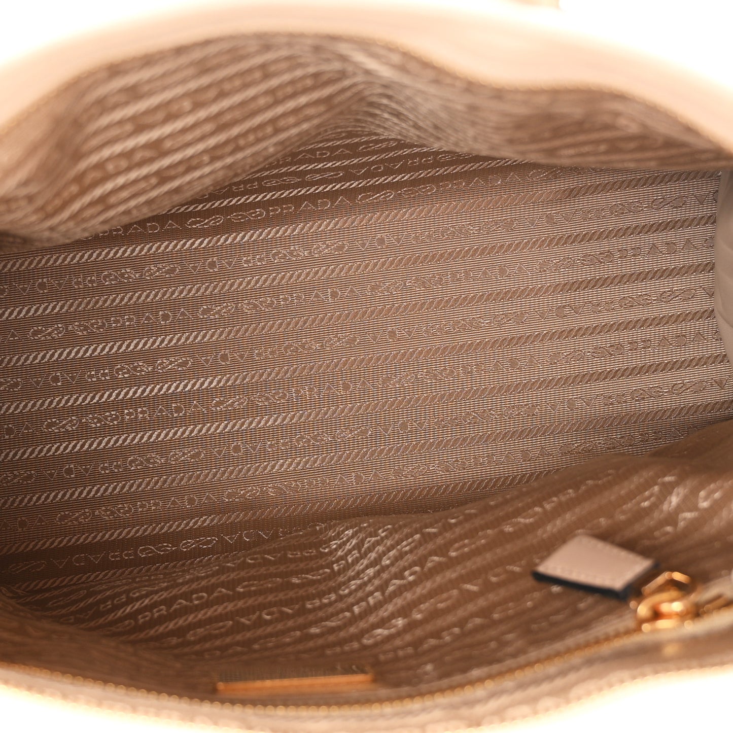 Glossy Calfskin Triangle Large Bonnie Shoulder Bag Travertine