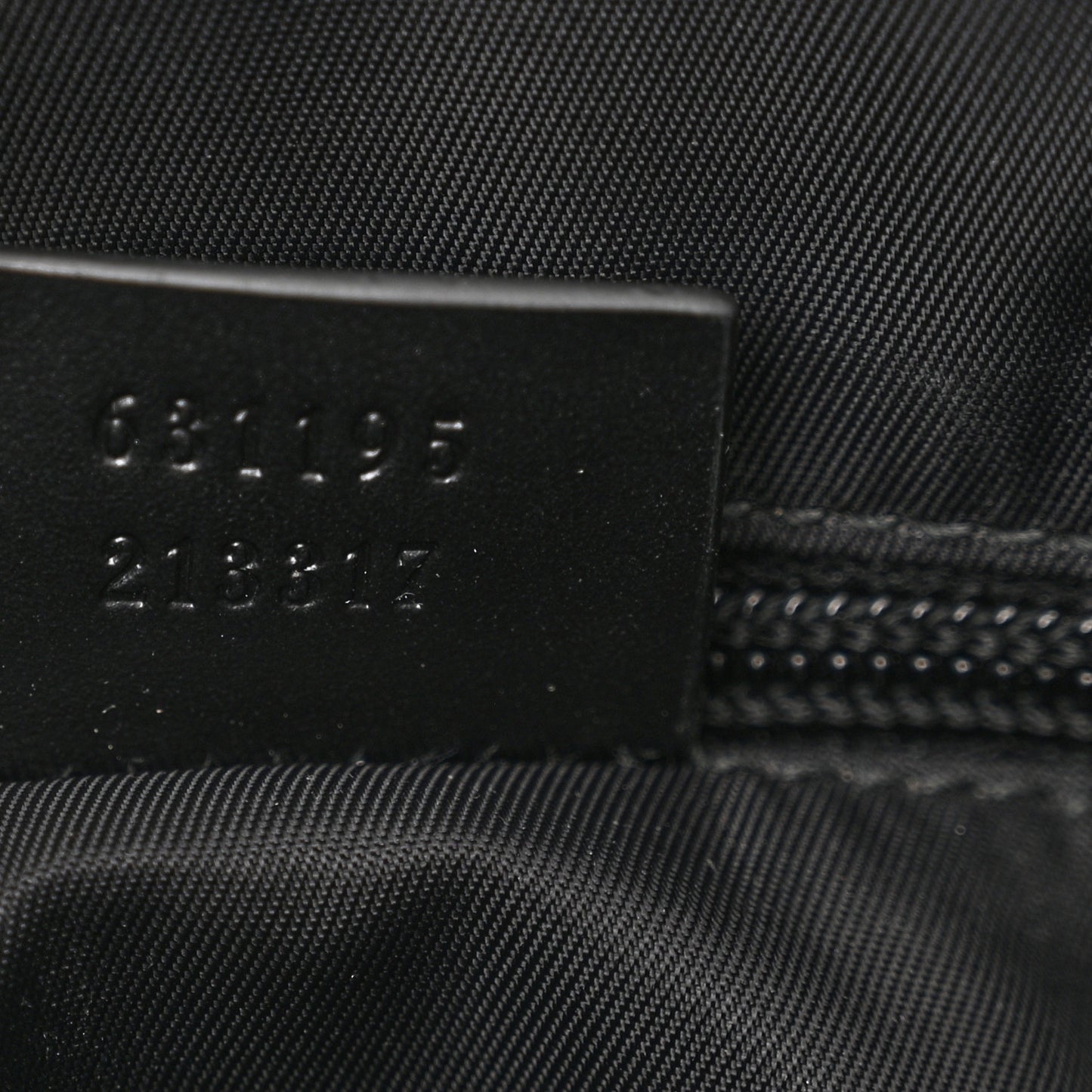 Techno Canvas Selleria Calfskin Web Small Flat Messenger Bag Black