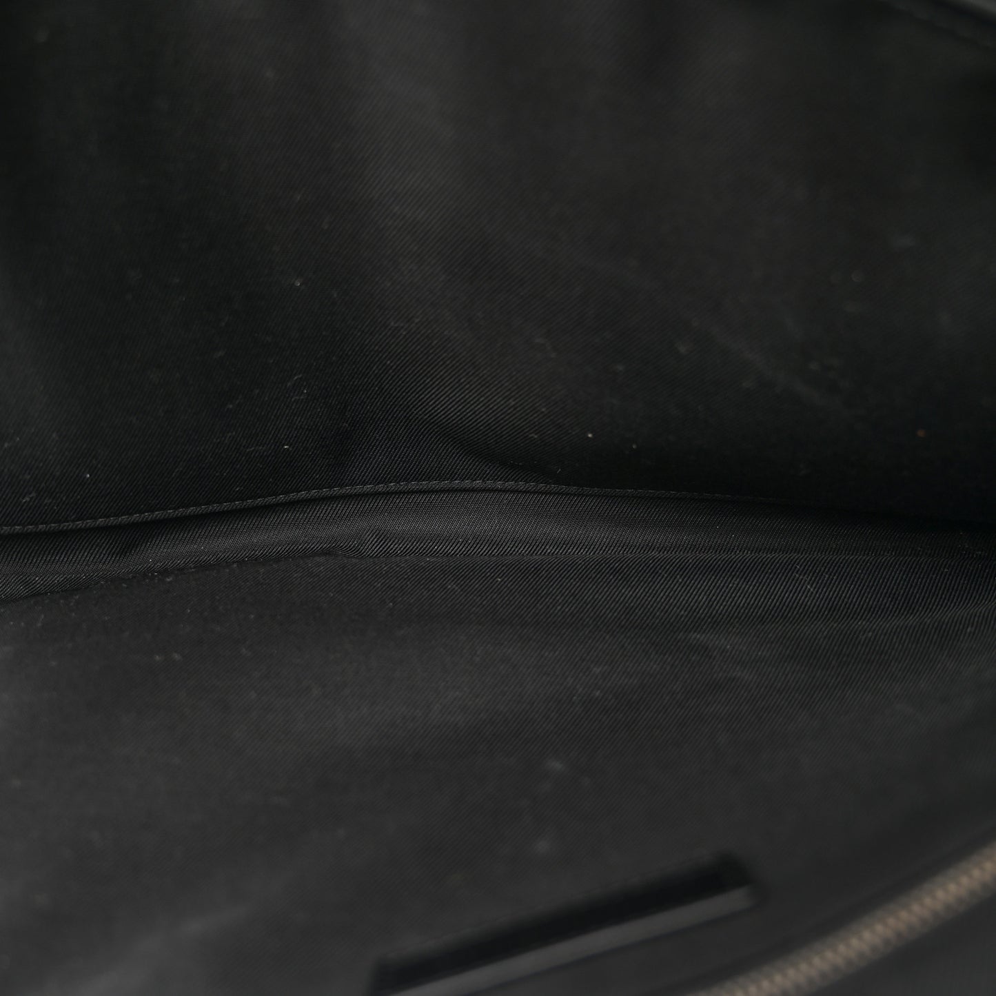 Grainy Calfskin Document Case Navy Black