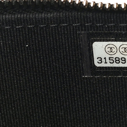 Chanel Lambskin Quilted Top Handle Mini Vanity Case With Chain Black 7 of 11