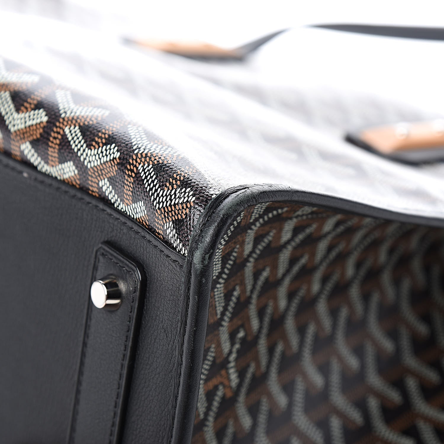 Goyard Goyardine Marquises Tote Black 11 of 12