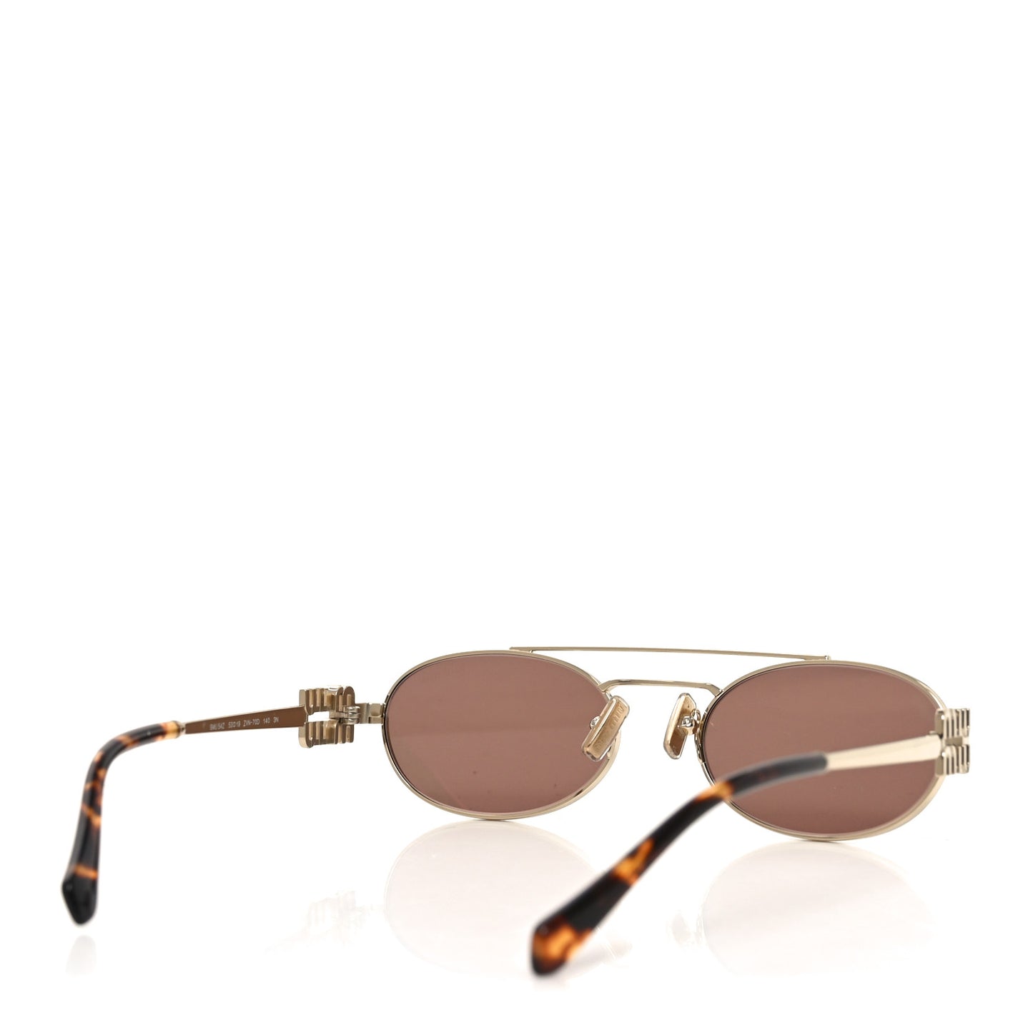 Metal Logo Sunglasses SMU54Z Brown