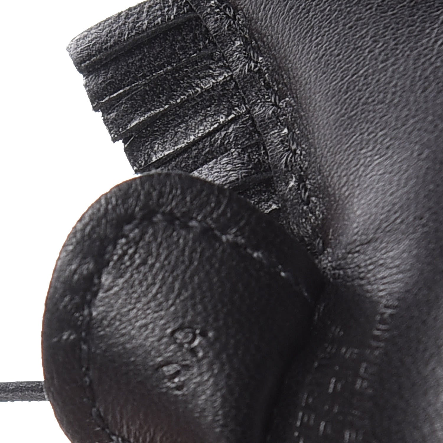 Hermes Milo Lambskin Grigri Rodeo Horse Bag Charm PM So Black 4 of 5
