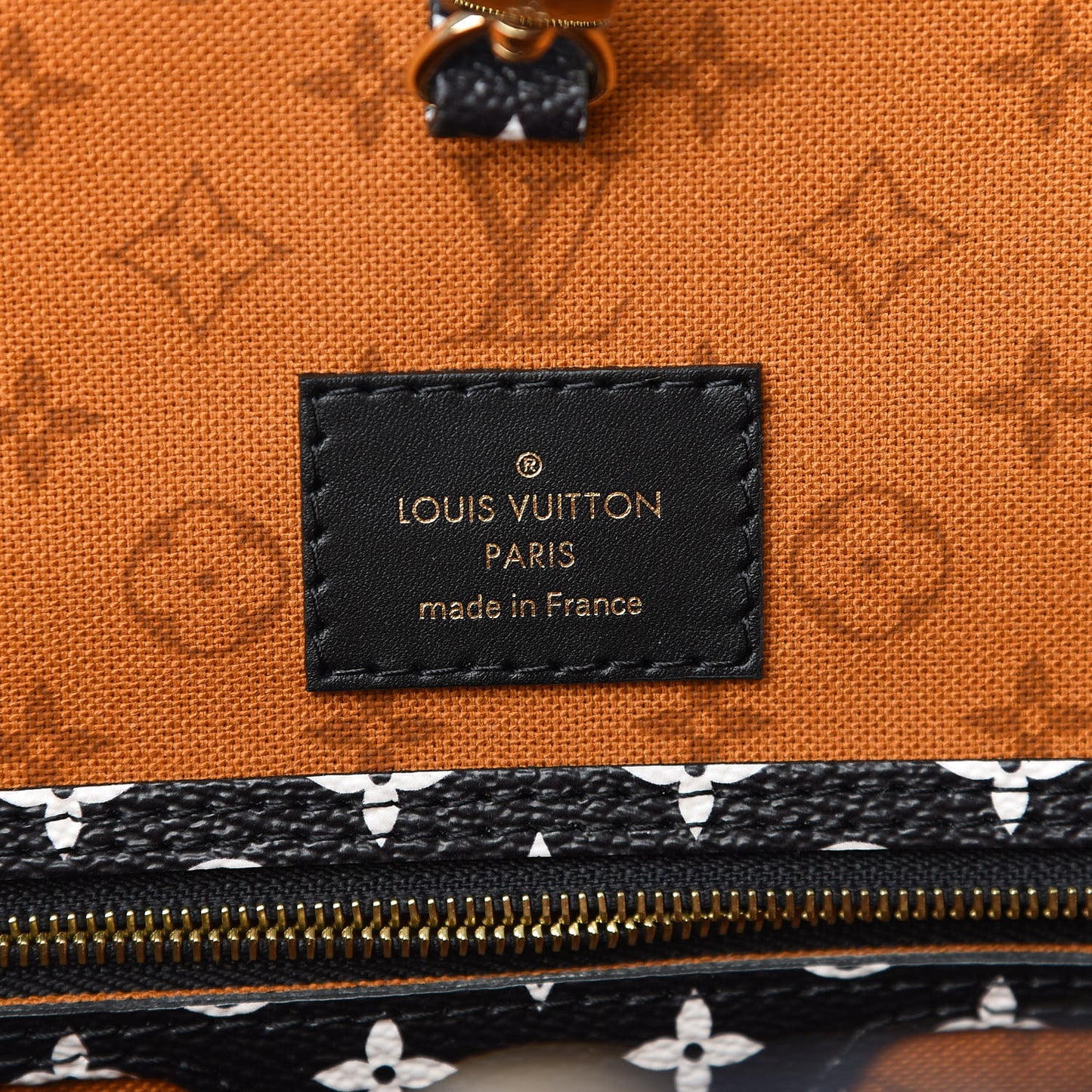 Monogram Giant Crafty Neverfull MM Creme Caramel