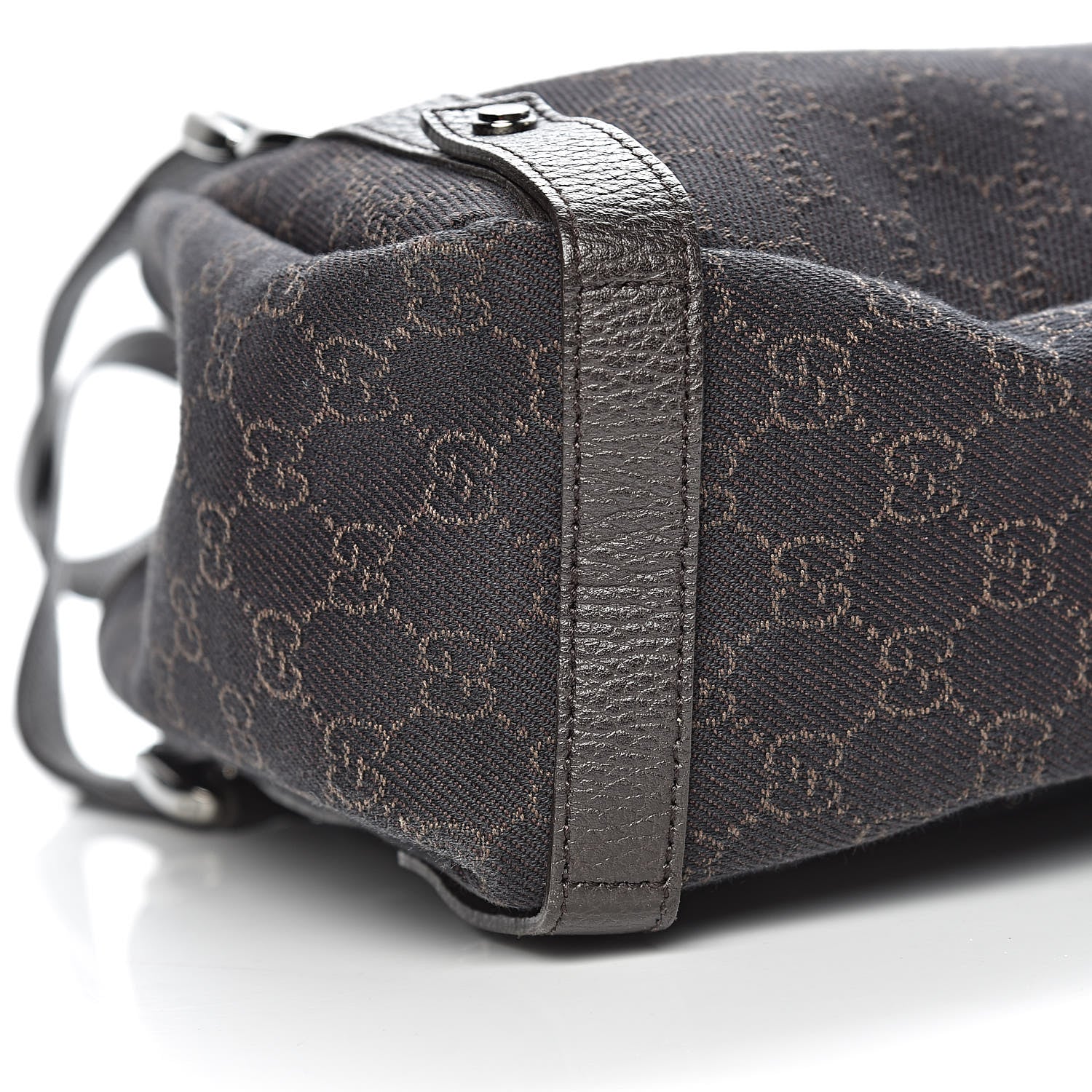 Gucci Monogram Medium Abbey Shoulder Bag Chocolate 9 of 11