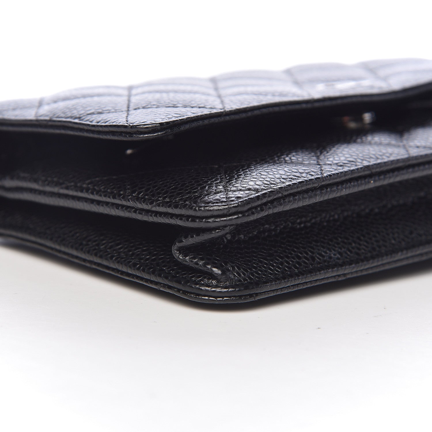 Chanel Caviar Quilted Wallet On Chain WOC Black 9 of 12