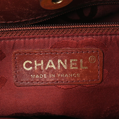 Chanel Calfskin Stitch Small Surpique Tote Brown 5 of 9