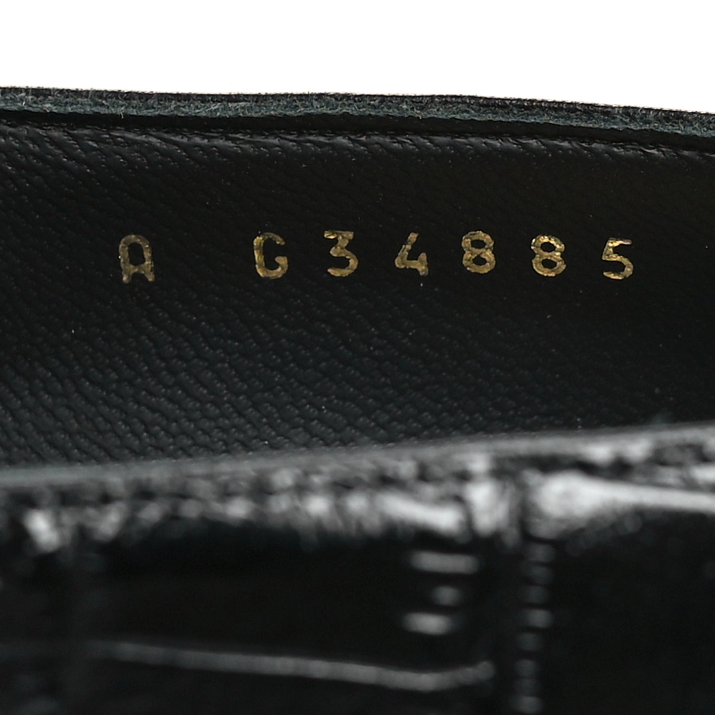 Crocodile Embossed Crumpled Patent Cap Toe Pumps 35.5 Black