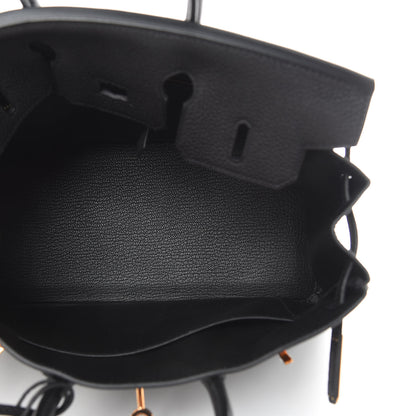 Hermes Togo Birkin 25 Black 5 of 13